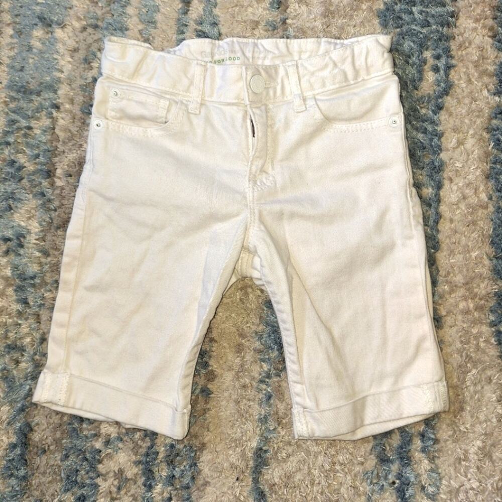 Gap Kids White Bermuda Shirts sz 8 Youth GUC